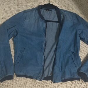 Buffalo David Bitton Light Blue Bomber Jacket